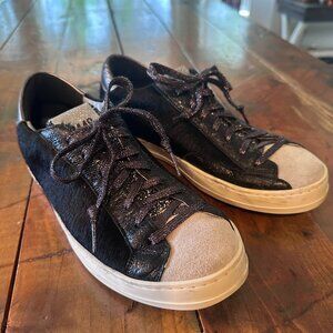 P448 John Cow/Glitter sneaker 39